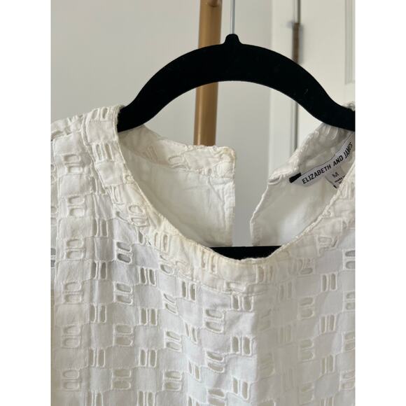 Elizabeth and James Eyelet Pattern Blouse - Picture 8 of 9